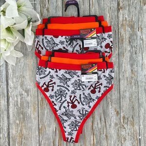 Stranger Things Halloween Thong Panties Underwear 2, 3-Packs Size XXL